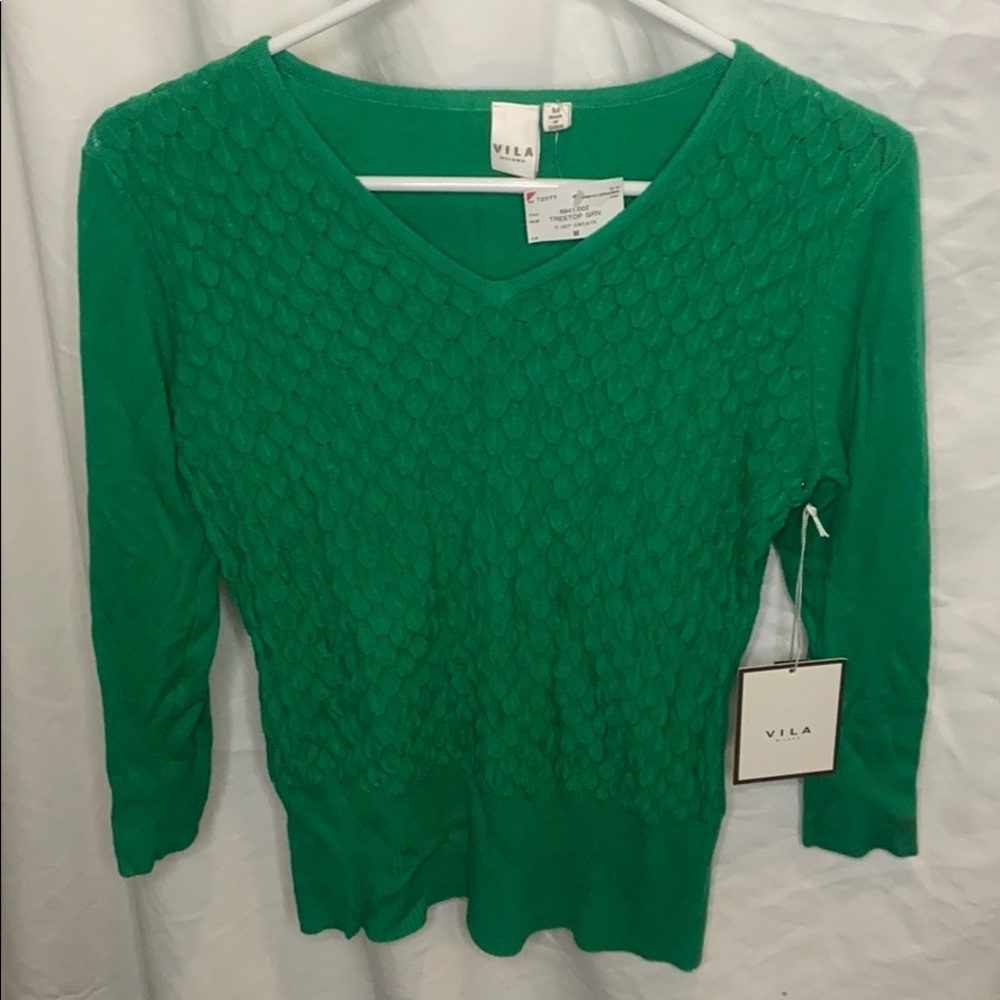 Vila women’s green medium sweater